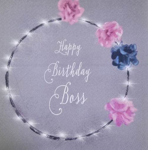 Picture of HAPPY BIRTHDAY BOSS CARD